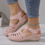 Airfleek Closed Toe Sandals For Standing All Day With Arch Support