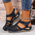 Airfleek Closed Toe Sandals For Standing All Day With Arch Support