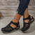 Airfleek Closed Toe Sandals For Standing All Day With Arch Support