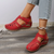 Airfleek Arch Support Wide Toe Box Closed Toe Sandals