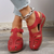 Airfleek Arch Support Wide Toe Box Closed Toe Sandals