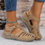 Airfleek Closed Toe Sandals For Standing All Day With Arch Support