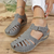 Airfleek Closed Toe Sandals For Standing All Day With Arch Support