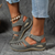 Airfleek Arch Support Wide Toe Box Closed Toe Sandals