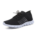 Fly Woven Lace Up  Light Flat Bottomed  Sneakers For Women