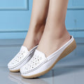 Nanccy Single Slope Heel Hollow Shoes