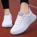 Sneakers Spring Autumn New Ladies Mesh Casual Platform Sports Shoes Female Lace Up Vulcanize Shoes