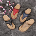 Nanccy Slope Heel Flip Flops Sandals