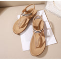 Nanccy Summer Beaded Soft Breathable Comfort Sandals