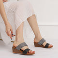 Nanccy  new fashion wear thick soled high heels thick soled sandals