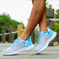 Women's Athletic Road Running Mesh Breathable Casual Sneakers Lace Up Comfort Sports Student Fashion Tennis Shoes