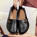Nanccy Flat Bottom Ladies Casual Mom Shoes Soft Loafers
