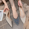 Nanccy Pointed Toe Shoes Women's Plus Size  Ballet Flats