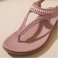 Nanccy Summer Beaded Soft Breathable Comfort Sandals