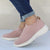Nanccy Women's Crystal Breathable Orthopedic Slip-On Walking Shoes