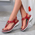 Summer Beach Solid Color Flip Flops For Women Clip Toe Ladies Shoes